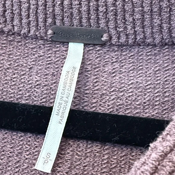 Free People Brown Mock Turtleneck Sweater - Picture 2 of 5